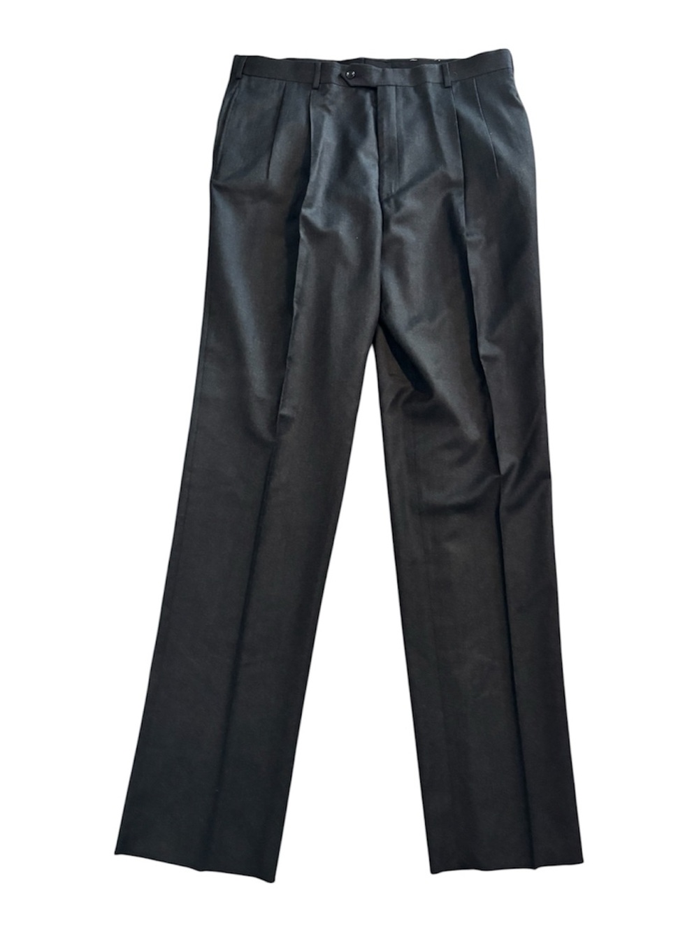 Jos. A. Bank New Charcoal Pleated Men's Dress Trousers 40 long wool/cashmere